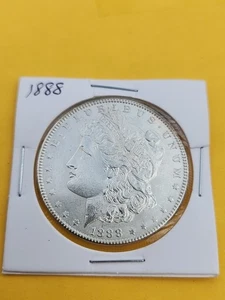 1888 Morgan Silver Dollar - Picture 1 of 2