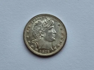 Cuarto de plata barbero 1916-D sin circular 10725 - Imagen 1 de 2