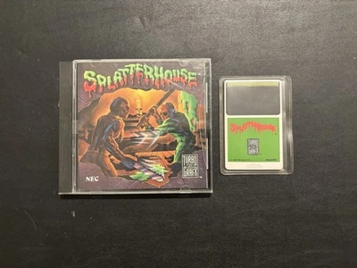 Splatterhouse (TurboGrafx-16, 1990) CIB Complete HuCard w/ Case & Manual Tested - Image 1 of 4