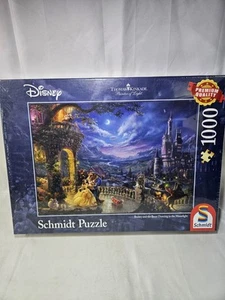 Rompecabezas Disney La Bella y la Bestia Thomas Kinkade 1000 piezas nuevo - Imagen 1 de 10
