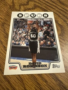 2008-09 Topps - David Robinson #179 San Antonio Spurs - Picture 1 of 2