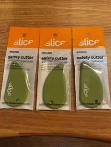 Lote de 3 rebanadas #00200 micro cerámica cortador de seguridad amigable con los dedos llavero agujero - Imagen 1 de 1