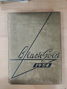 Annuario scuola superiore Ventura 1954 "Black-Gold" - Ventura, California (E525) - Foto 1 di 12