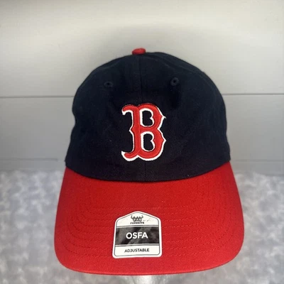 Кепка с ремешком Boston Red Sox любимая фанатами бейсбола MLB OSFA регулируемая синяя/красная - Изображение 1 из 4