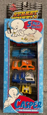 RACING CHAMPIONS CASPER THE FRIENDLY GHOST 5 PACK CAR DIECAST IN ORIGINAL BOX - Image 1 of 4