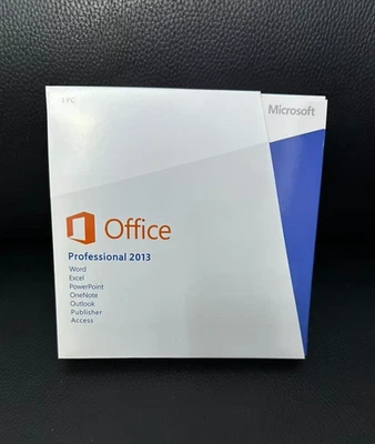 Microsoft Office Professional 2013 FULL Retail VERSION For 2PCs Verified Key New - Image 1 of 4