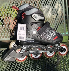 Nuevos patines en línea Bladerunner Phoenix ajustables tamaño 5-8 ABEC3 - Imagen 1 de 18