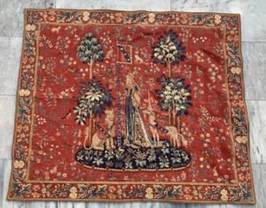 Vintage Tapestry, Stunning French Tapestry Unicorn Tapestry Home Decor 3x4 ft - Picture 1 of 11