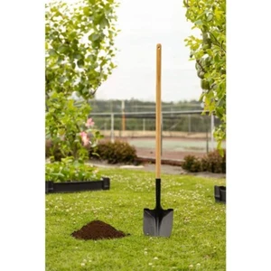 Spade Garden Shovel for Lawn Landscaping 43" Wood Handle Great for light-jobs, - Picture 1 of 7