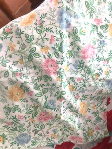 Fundas de almohada percal florales multicolores vintage - Imagen 1 de 1
