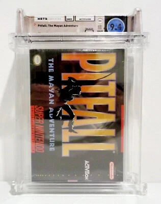 Pitfall: The Mayan Adventure Super Nintendo SNES New Sealed GRADED WATA 9.4 A+ - Image 1 of 4