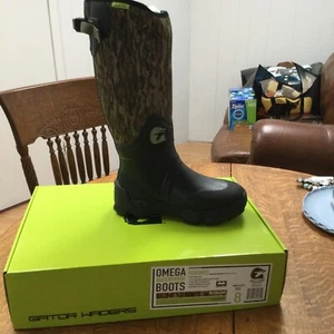 Gator Waders Womens Omega Flow Waterproof Rubber Boots Size 8 Color Bottomland - Picture 1 of 5