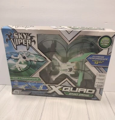 Sky Viper X-Quad Stunt Quadcopter Indoor Outdoor Flying SkyRocket new open box  - Image 1 of 3