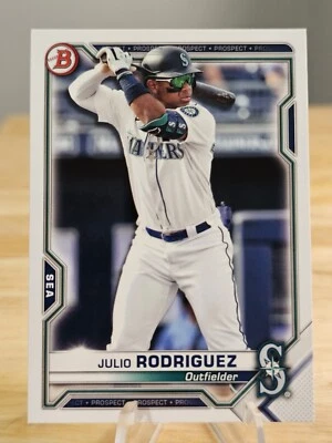 Julio Rodriguez 2021 Bowman Prospects BP-86 Seattle Mariners - Image 1 of 2