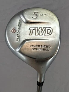 DUNLOP TWD 5 WOOD 20.5* OVERSIZE STAINLESS LINEAR FORCE GRAPHITE SHAFT RH 41in - Picture 1 of 18