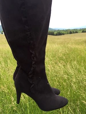 Jaclyn Smith SEXY STILETTOS Dominatrix Secret Victoria's Botas Mujer Zapatos Talla 7 Foto 1 de 4