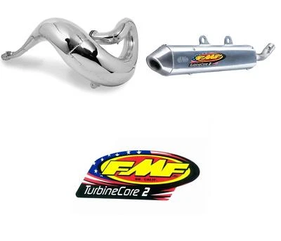 Tubo de escape graso y silenciador Turbinecore 2 con calcomanía para KTM 250 SX 2017 Foto 1 de 4