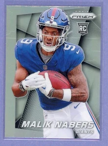 2024 Panini Prizm Malik Nabers Throwback Silver Prizm Rookie RC #5 - Picture 1 of 2