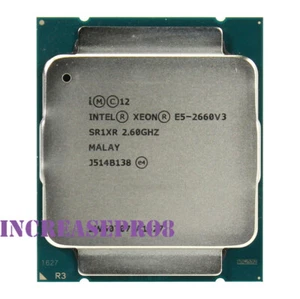 Intel Xeon E5-2660V3 Processor 2.6GHz SR1XR LGA 2011/Socket R CPU 105W 4800MHz - Picture 1 of 4