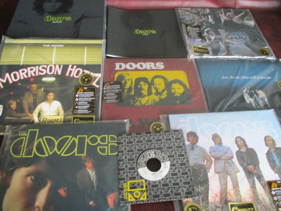 THE DOORS INFINITE BOX SET + BOOKLET 6 SEALED TITLES WITH 12 RPM 45 SPEED LPS  - Image 1 of 1