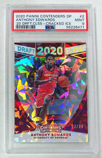 2020-21 Contenders Draft Picks DP Anthony Edwards Class Cracked Ice /23 PSA 9