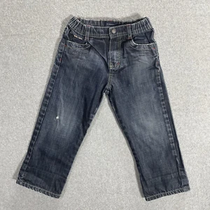 Burberry London Jeans Kids Size 2 Distressed Elastic Waist 18in Inseam 14in - Picture 1 of 19
