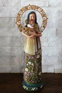 Catholic Mary Summer Statue Wire Halo 10 inch Resin Beautiful Face 4 Seasons - Picture 1 of 4