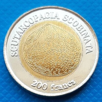 Wallis et Futuna 200 Francs 2011 UNC Muschelschale Bi-Metall Bimetall - Bild 1 von 2