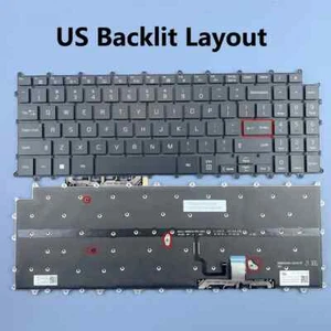 US Backlit Keyboard For LG Gram 15Z95P 16Z90P 16ZD90P 16Z90PG 16Z90Q 16ZD90Q - Picture 1 of 3