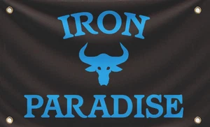 3X5 Feet Iron Paradise Flag - Banner Home Garden Decoration Wall Gym Flag - Holi - Picture 1 of 6