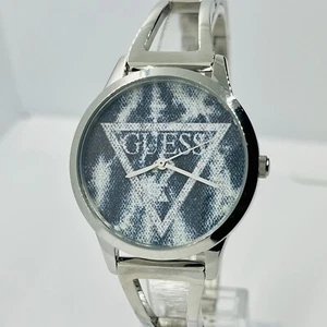GUESS Women's Quartz Bangle Band Stainless Steel Silver 34mm Watch U1145L1 - Picture 1 of 8