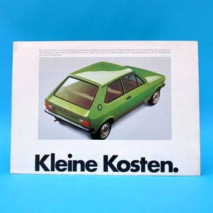 VW Polo Volkswagen | Brochure dal 1975 | Pubblicità Foglio Pubblicitario - Foto 1 di 1