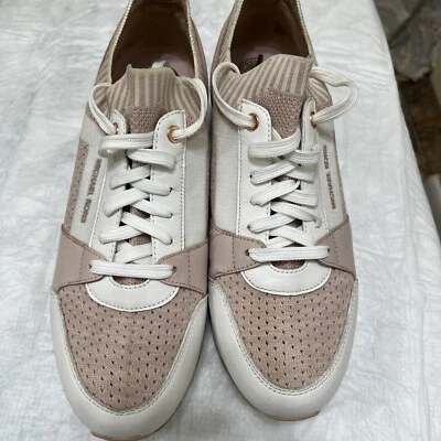 Michael Kors Shoe 8.5 Soft Pink Women's Billie Knot Trainers Sneakers  - Image 1 of 4