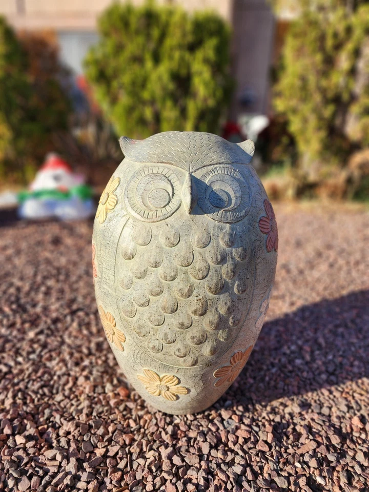 Vintage 2-Sided Owl Yard Decor  - Image 1 of 4