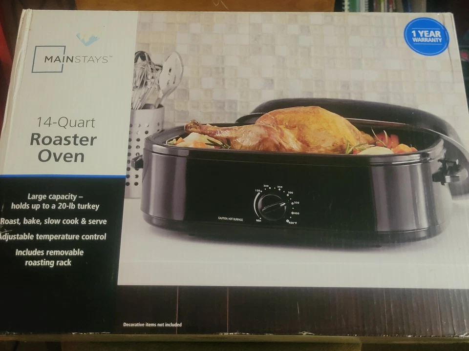  Horno tostador tiene capacidad para 20 lb temperatura ajustable fácil limpieza grande 14 cuartos Foto 1 de 1