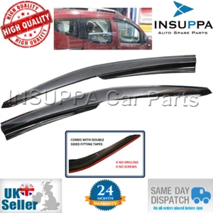 Deflectores de humo para viento lluvia sol delanteros para Citroen Nemo 2008 en 3/5 puertas 2X - Imagen 1 de 12