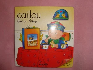 Caillou One or Many Lift the flap Peek-A-Boo Board Book - Imagen 1 de 9