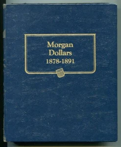 CARPETA DE LUJO USADA DE 2 DÓLARES MORGAN WHITMAN 1878-1891 Y 1892-1921 BONITA - Imagen 1 de 12