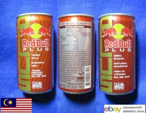 Lattina vuota RED BULL PLUS MALESIA alta 170ml EDIZIONE 2020 Asia 10cm 4" Thailandia - Foto 1 di 19