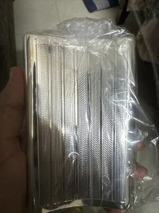 925 Sterling Silver Tall Hip Flask, 257 grams - Picture 1 of 6
