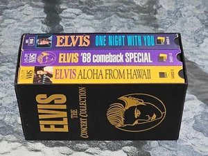Elvis Presley: The Concert Collection - 3 VHS Set - Tapes Excellent Condition - Picture 1 of 2