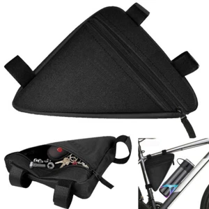 Bolsa triangular para bicicleta Marco de bicicleta Bolsa de tubo frontal Impermeable Bolsa de ciclismo Paquete de herramientas - Imagen 1 de 8