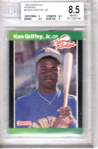 Ken Griffey Jr. 1989 Donruss The Rookies #3 BGS 8.5 Rookie HOF NR/MT