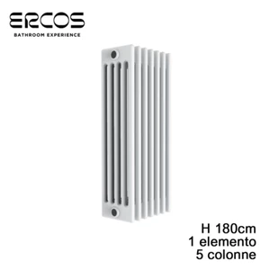 Termosifone tubolare acciaio 5 colonne - H 1800 mm Comby - Imagen 1 de 5