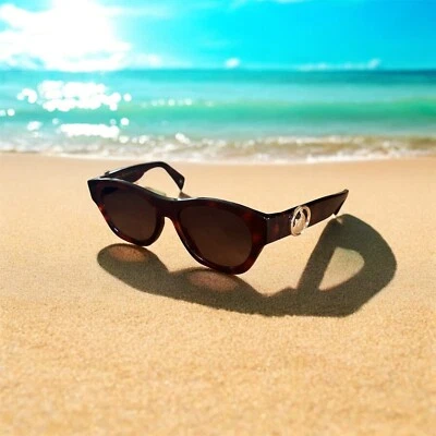 LANVIN Mother & Child Logo Rectangle Acetate Sunglasses - Image 1 of 4