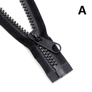 Chunky No.10 Plastic Zips Open Ended Sewing Zipper Sleeping Bags Repair Supplies - Picture 1 of 29