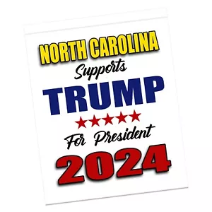 Pancartas de pared de nailon NC para Trump 2024 y el compromiso de lealtad garaje cueva - Imagen 1 de 2
