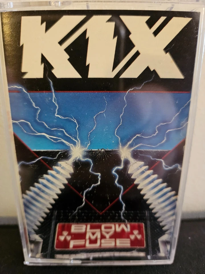 KIX Blow My Fuse 1988 CASSETTE TAPE GLAM/HAIR METAL "DON'T CLOSE YOUR EYES'" - Image 1 of 4