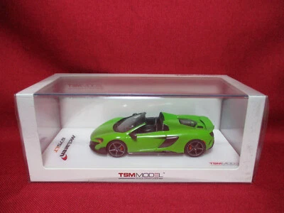 1/43 Scale McLaren 675LT Spider 2016 Mantis Green TSM Minichamps Spark Model Car - Image 1 of 3