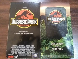 Jurassic Park And The Lost World by Steven Spielberg Used On VHS - Bild 1 von 3